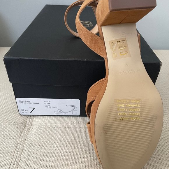 JCrew, Cross Strap Heels - Picture 2 of 5